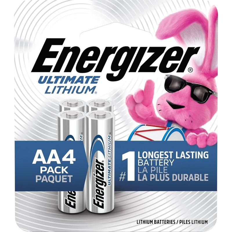 Ultimate Lithium AA Batteries, Long Lasting, All Purpose, 4-pk A9