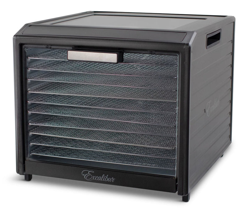 Performance Series 10-Tray Food Dehydrator, Steel, 700W, Stainless Steel, Black Z0