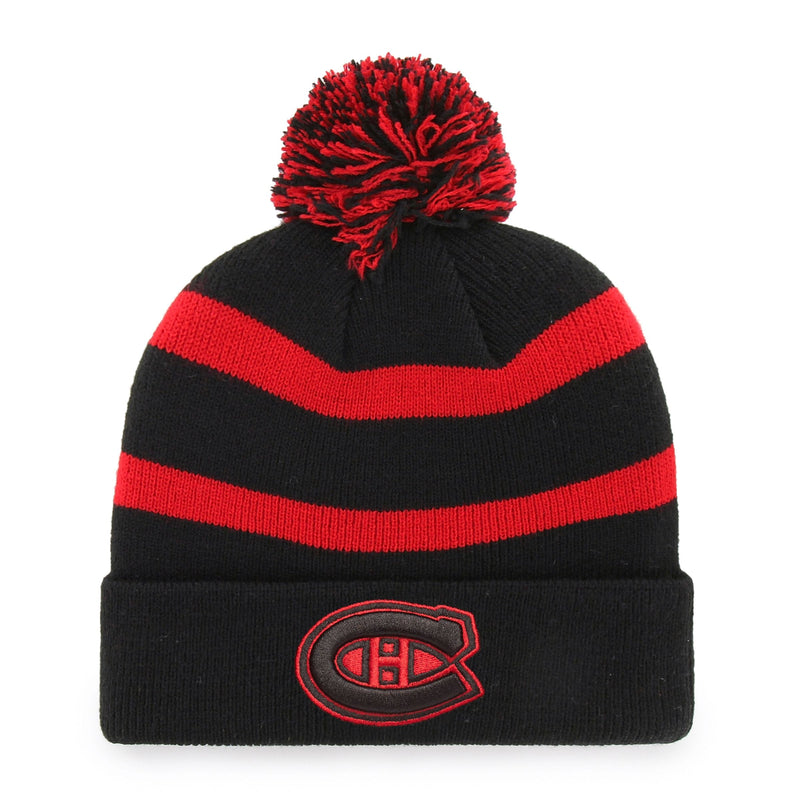 Fan Favorite Mass Breakaway Cuff Knit Pom Toque, Black, Adult F8