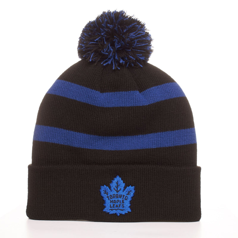 Fan Favorite Mass Breakaway Cuff Knit Pom Toque, Black, Adult I1