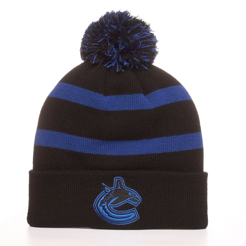 Fan Favorite Mass Breakaway Cuff Knit Pom Toque, Black, Adult J0