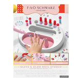Girls Custom Glitter Nail Set, Pink