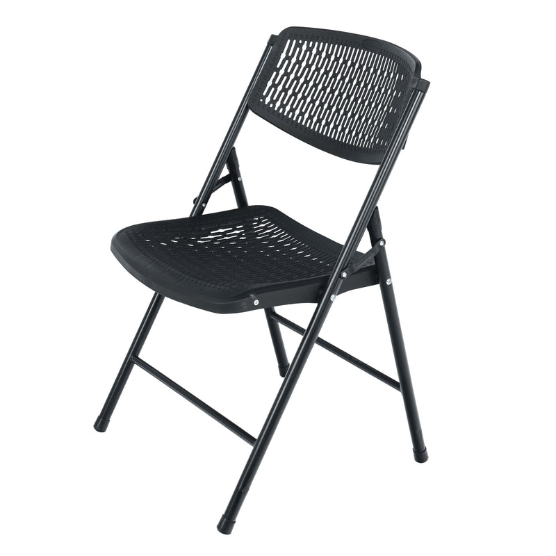 Fabric Flex Chair, Compact & Portable, Black S0