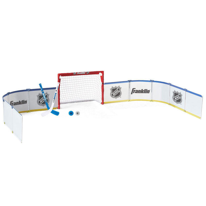 Franklin Mini Hockey Half Rink Set with Net, Sticks, Balls & Boards I4
