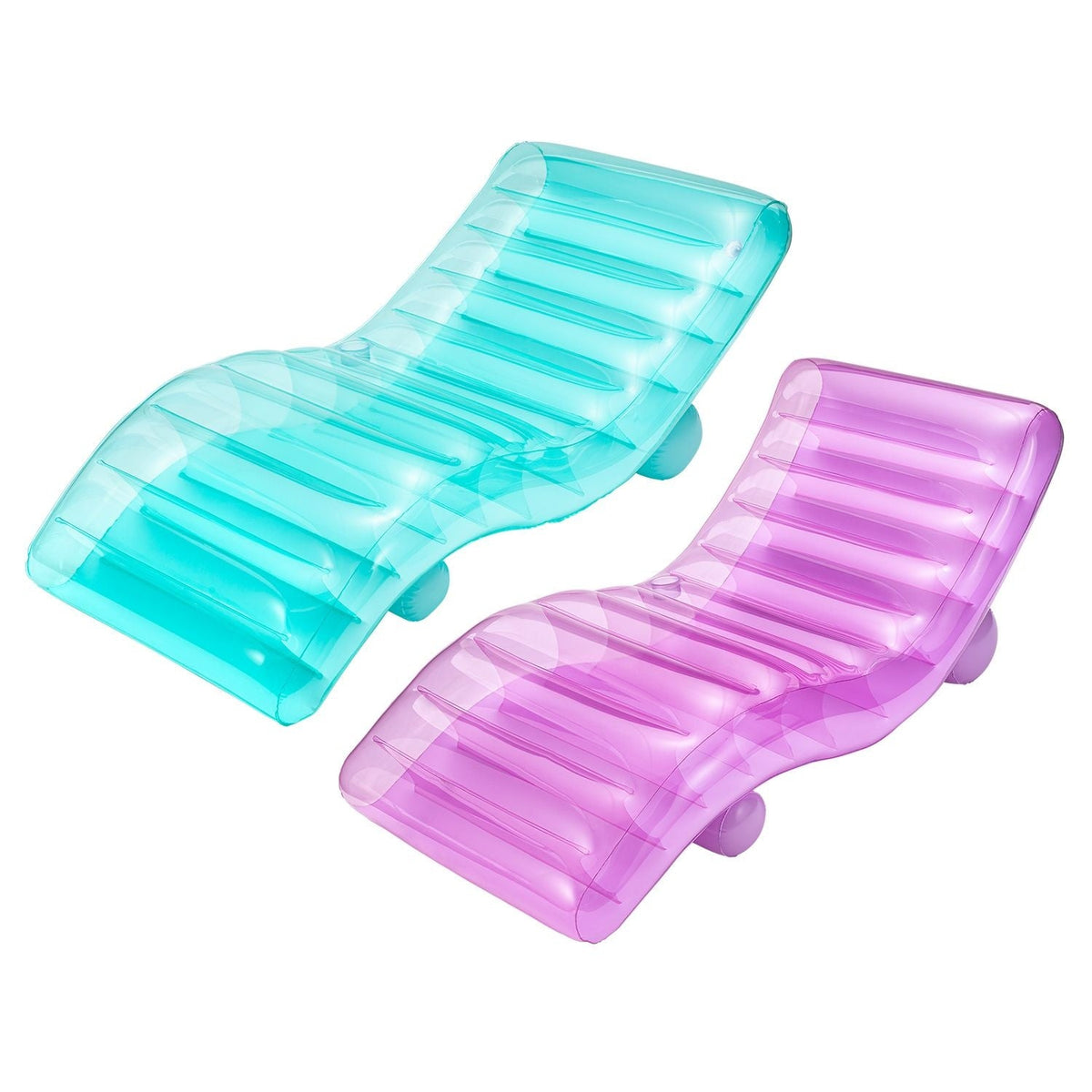FunChaiser Pool Lounger, 2-in-1 Valve, Ages 14+