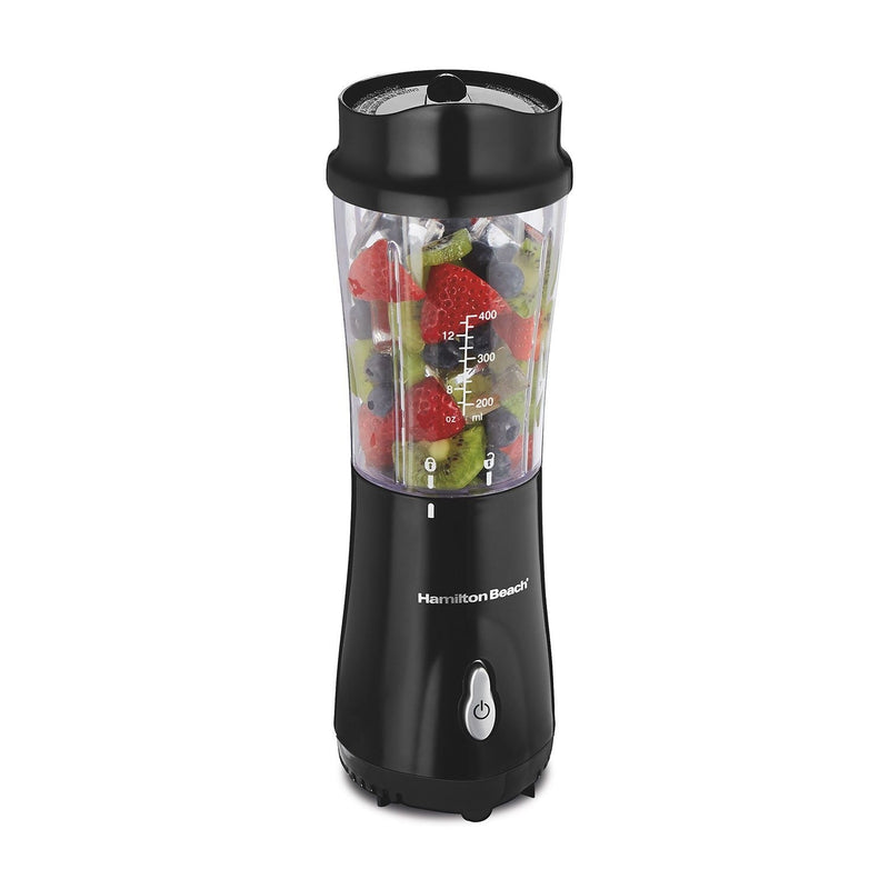Personal Creations Single-Serve Blender with Travel Jar, Black, 414mL X2