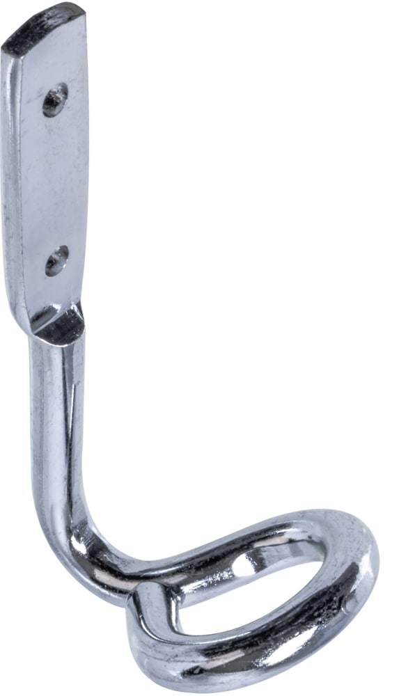 Zinc-Plated Light Duty Eye Loop Hook, No Pre-Drilling, 4-in I3