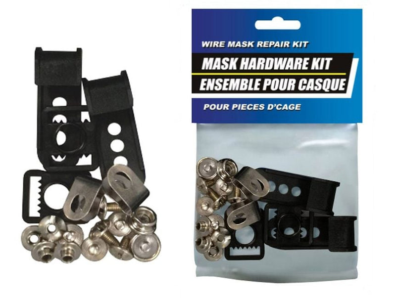Hockey Wire Mask/Cage Repair and Replacement Part Kit X0