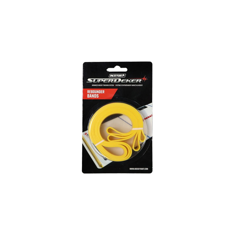 Rebounder Silicone Rubber Bands, Yellow, 2-pk E0