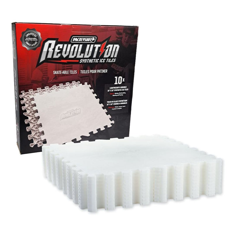 Synthetic Ice Revolution Skateable Tiles, 18-in x 18-in, 10-pk K5