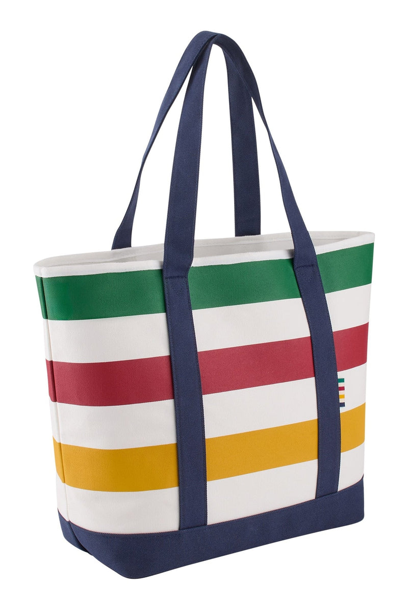 Stripes Signature Canvas Tote Bag, 7.5-in, Navy K0