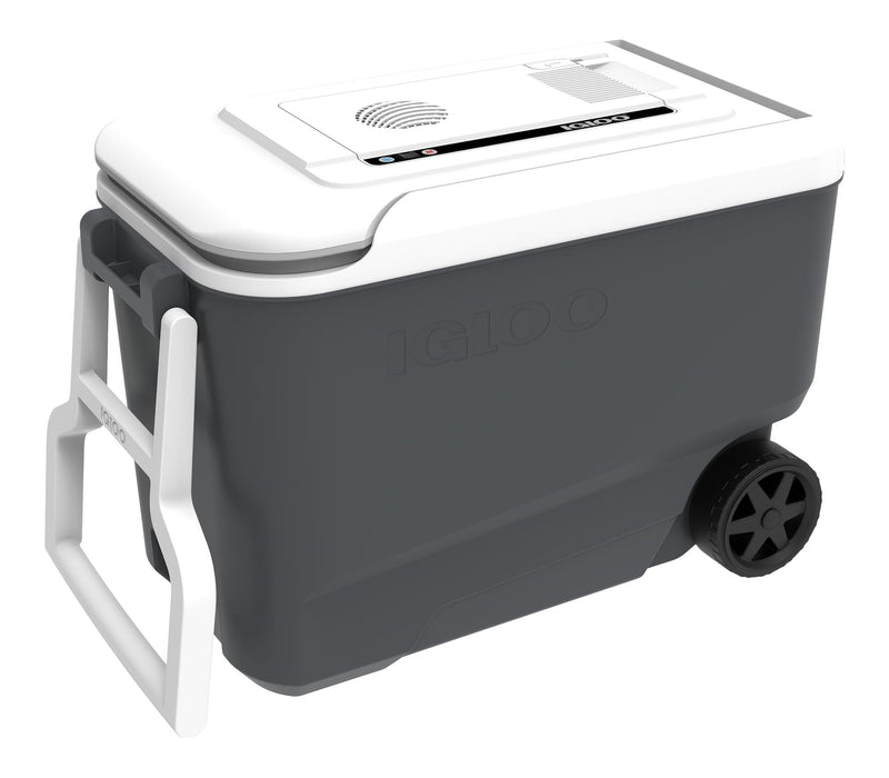 Electric Wheeled Cooler, Grey, 33-L R7