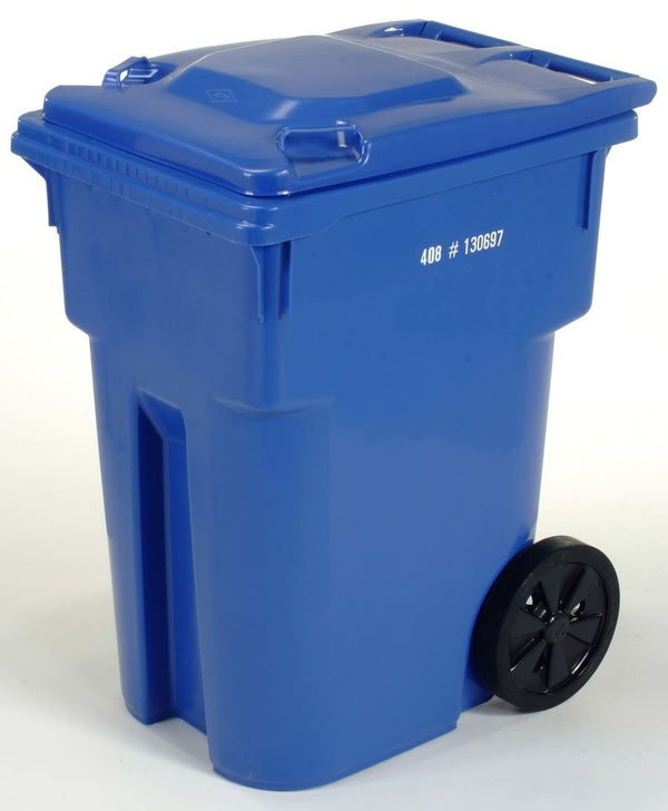 Mastercart Plastic Rectangular Wheeled Compost Bin/Recycling Bin/Garbage Can, Assorted Colours, 360-L K5