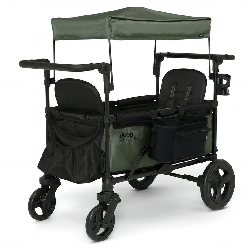 Deluxe Wrangler Wagon by Delta Children, Olive Green Y8