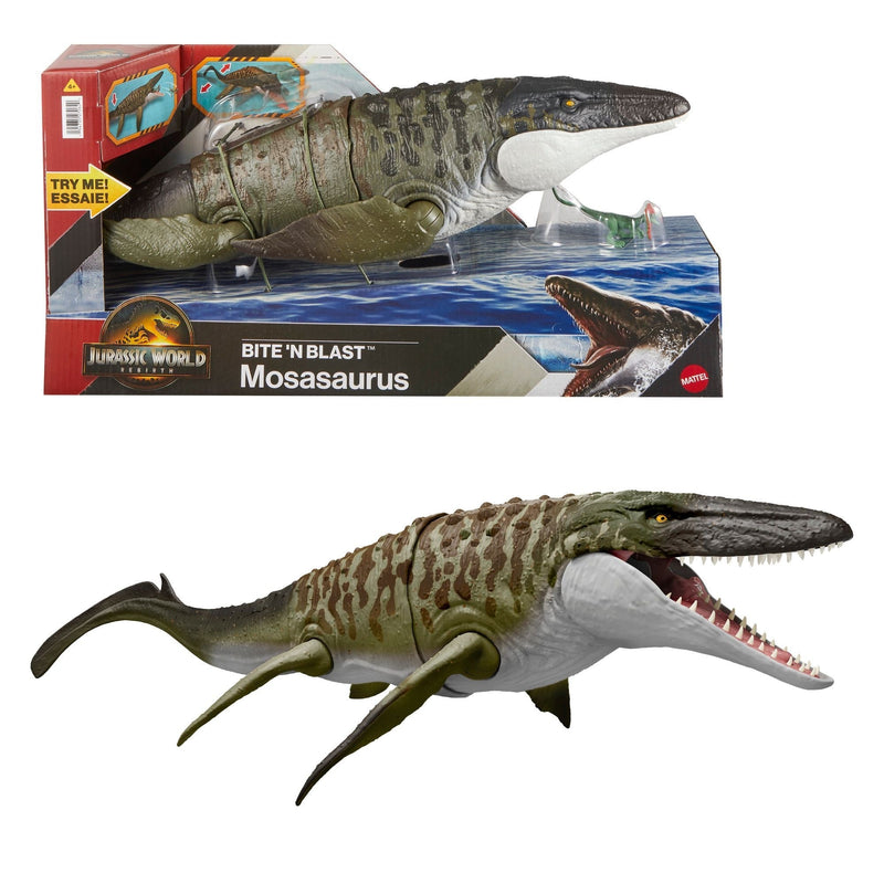 Bite 'N Blast Mosasaurus Toy for Ages 3+ V4