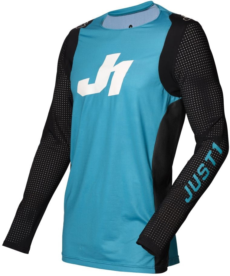 Youth Flex Motocross Jersey, Blue/Black/White V1