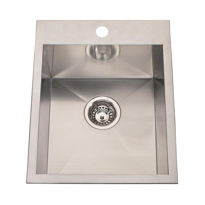 1-Hole/1-Bowl Dual Mount Stainless Steel Sink J0