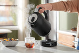 Electric Kettle with Swivel Base, Matte Black, 1.7-L