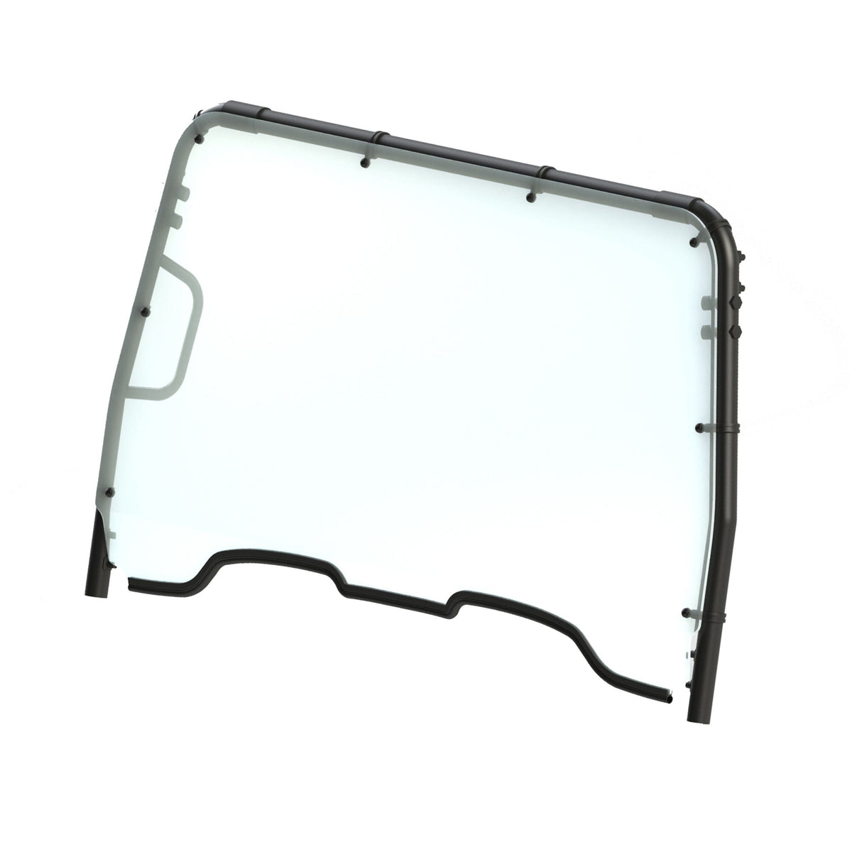 Hard Coated Full Fixed Windshield, Big Red