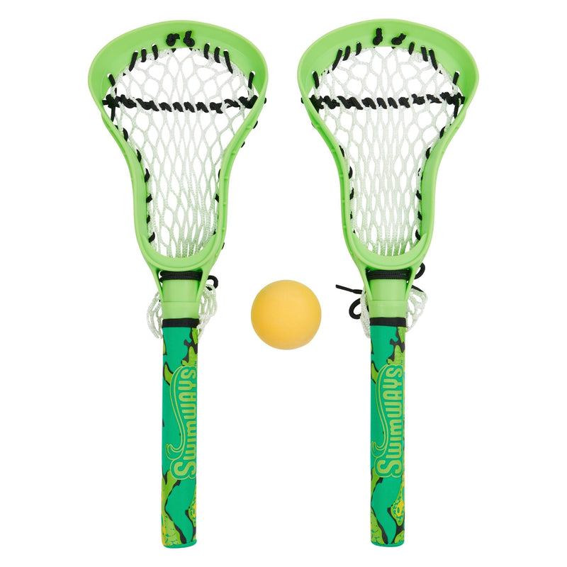Lacrosse Stick Set, Multi-Coloured, 2-pk, Ages 5+, for Beach/Pool Fun Activities Z8