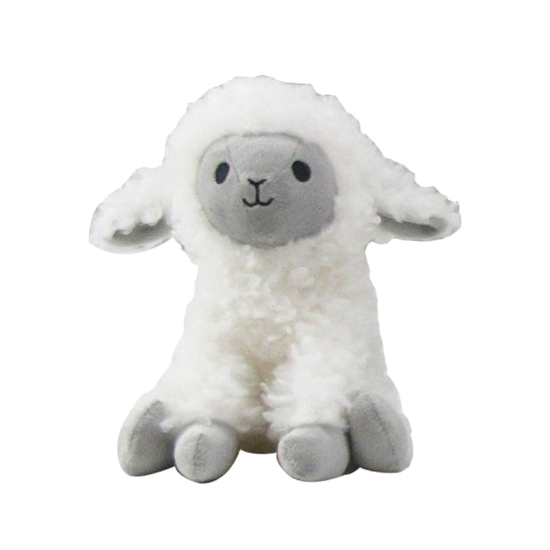 Lamb Plush Toy, White, 7-in, Ages 3+, for Eid/Spring H6