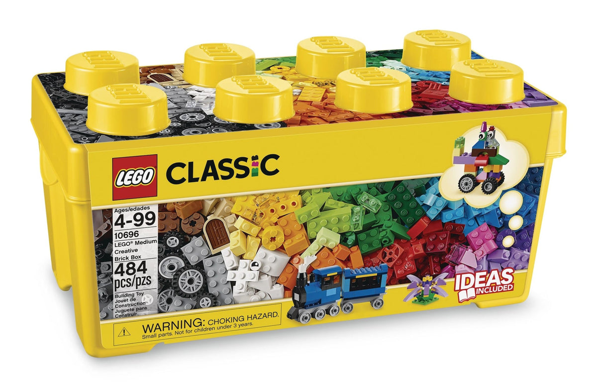 Classic Medium Creative Brick Box Building Toy Kit, 484-pc