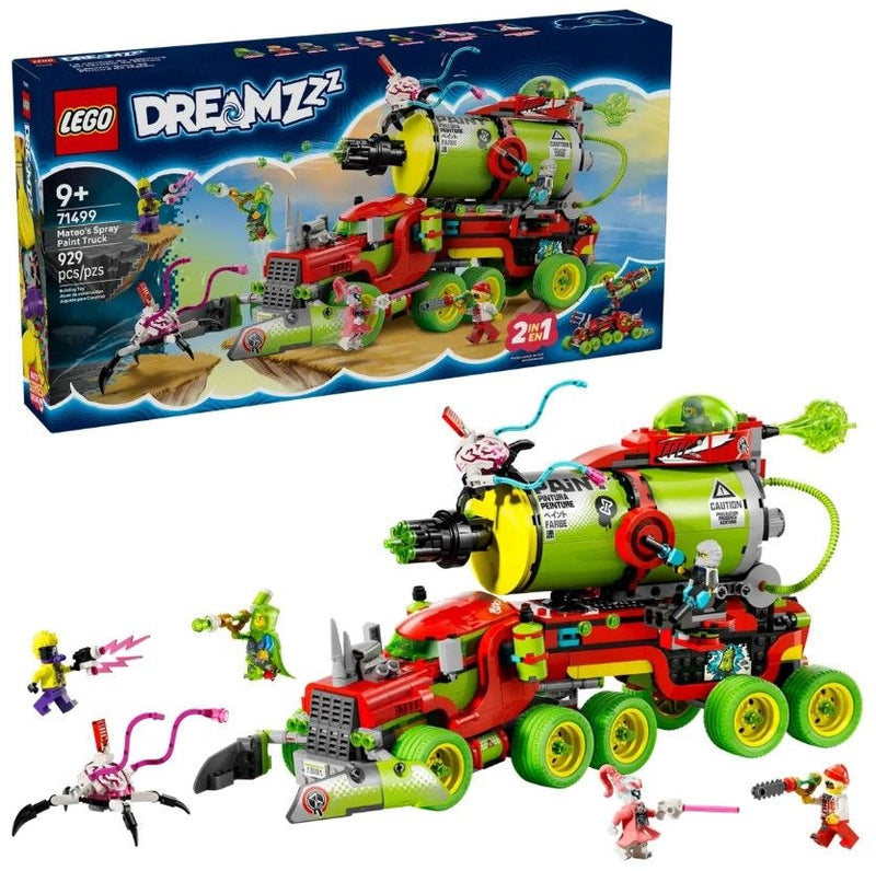Mateo's Spray Paint Truck - 71499, 929-pcs, Ages 9+ X2