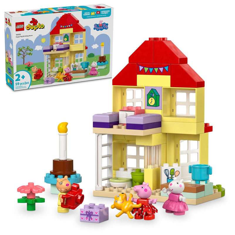 Birthday House Preschool Building Toy Set, 59-pc S8