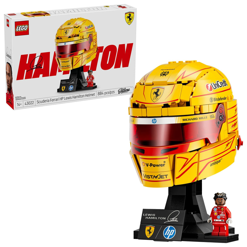 Editions Scuderia HP Lewis Hamilton Helmet - 43022, 884-pcs, Ages 14+ B7