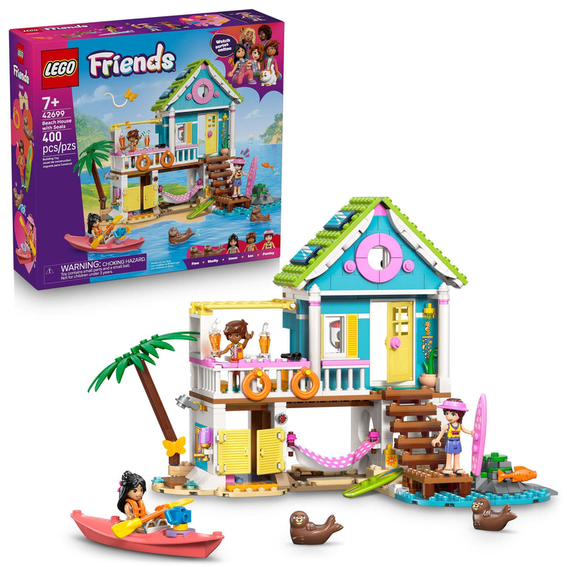 Friends Beach House with Seals - 42699, 400-pcs, Ages 6+ J6