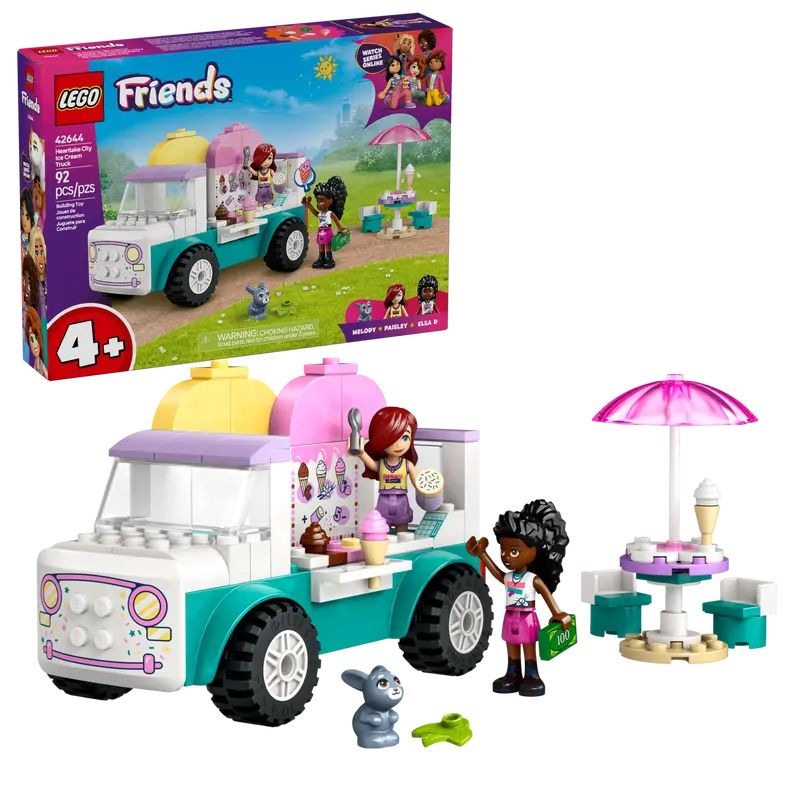 Friends Heartlake City Ice Cream Truck Set - 42644, 92-pcs, Ages 4+ R1