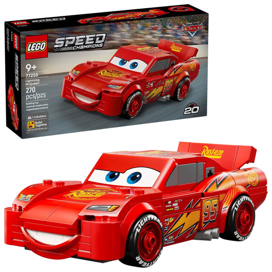 Speed Champions Lightning McQueen - 77255, 270-pcs, Ages 9+
