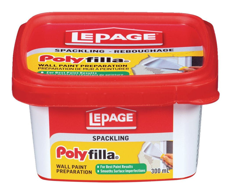 Wall Paint Preparation Spackling, Hole/Crack Repair Filler, White J2