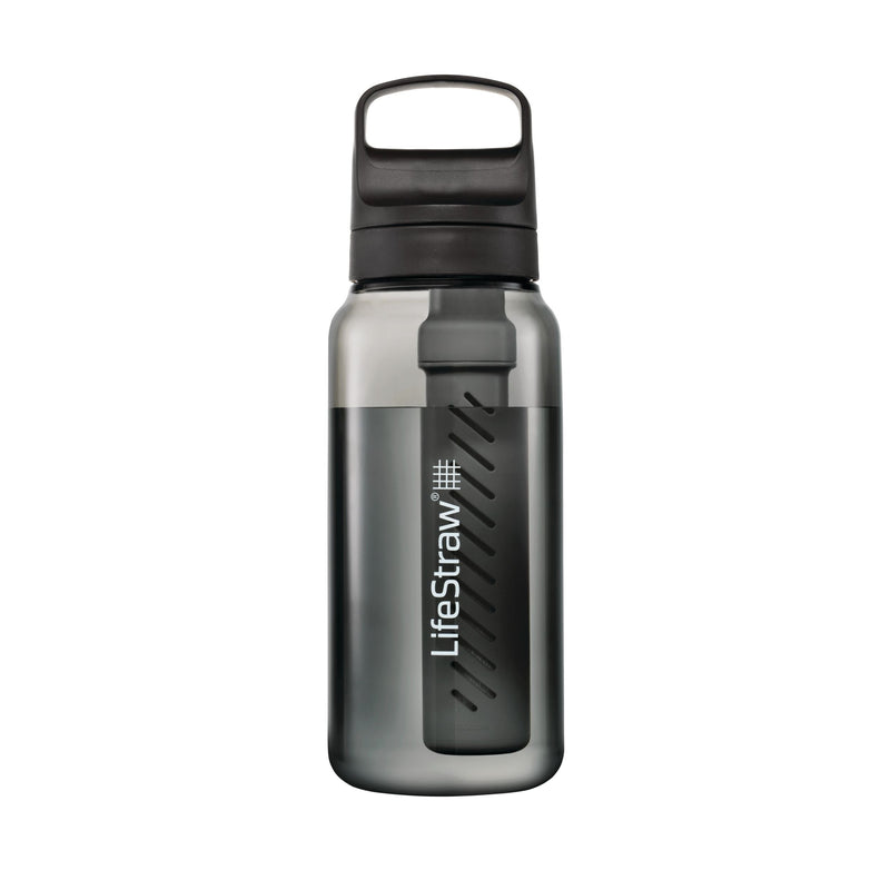 GO Series Water Bottle, 1-L, Black Q1