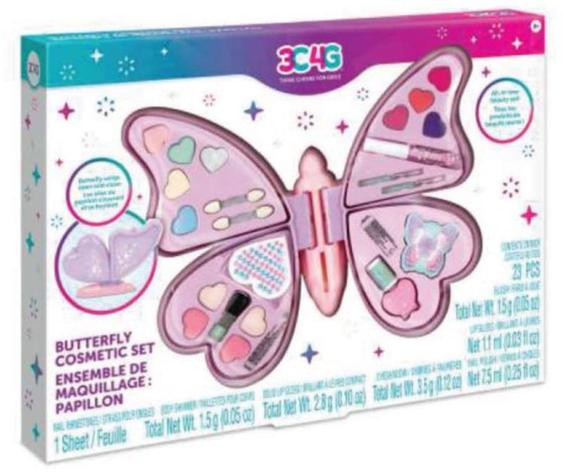 All-in-One Butterfly Cosmetic Case for Ages 8+ A6