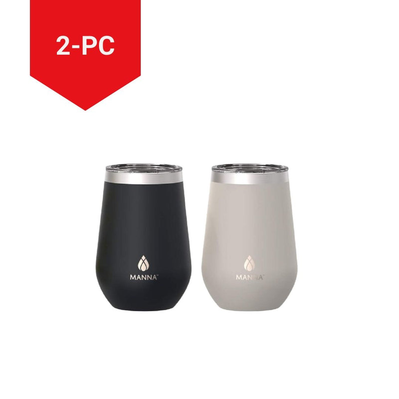 Insulated Stainless Steel Tumbler, 12-oz, 2-pk, with Lid A9