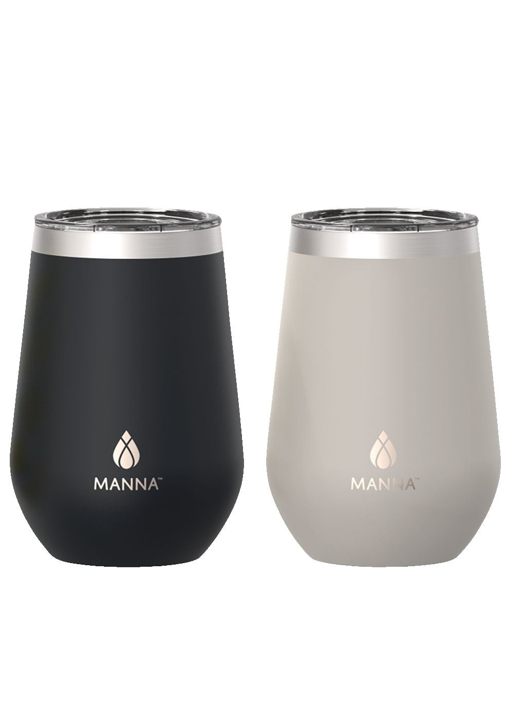Insulated Stainless Steel Tumbler, 12-oz, 2-pk, with Lid