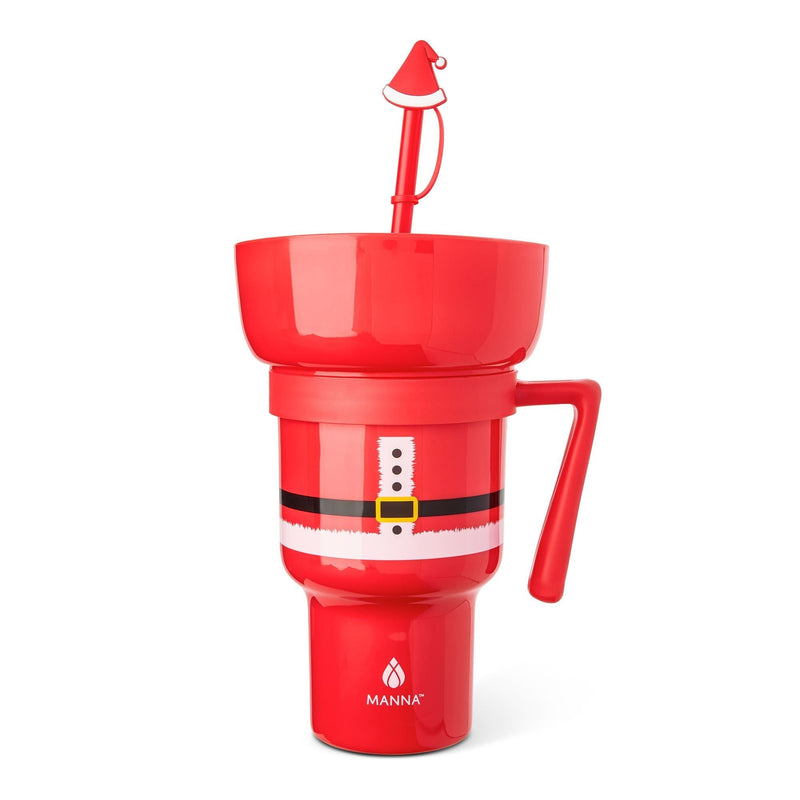 Stadium 946-mL Travel Tumbler with Santa Design O0