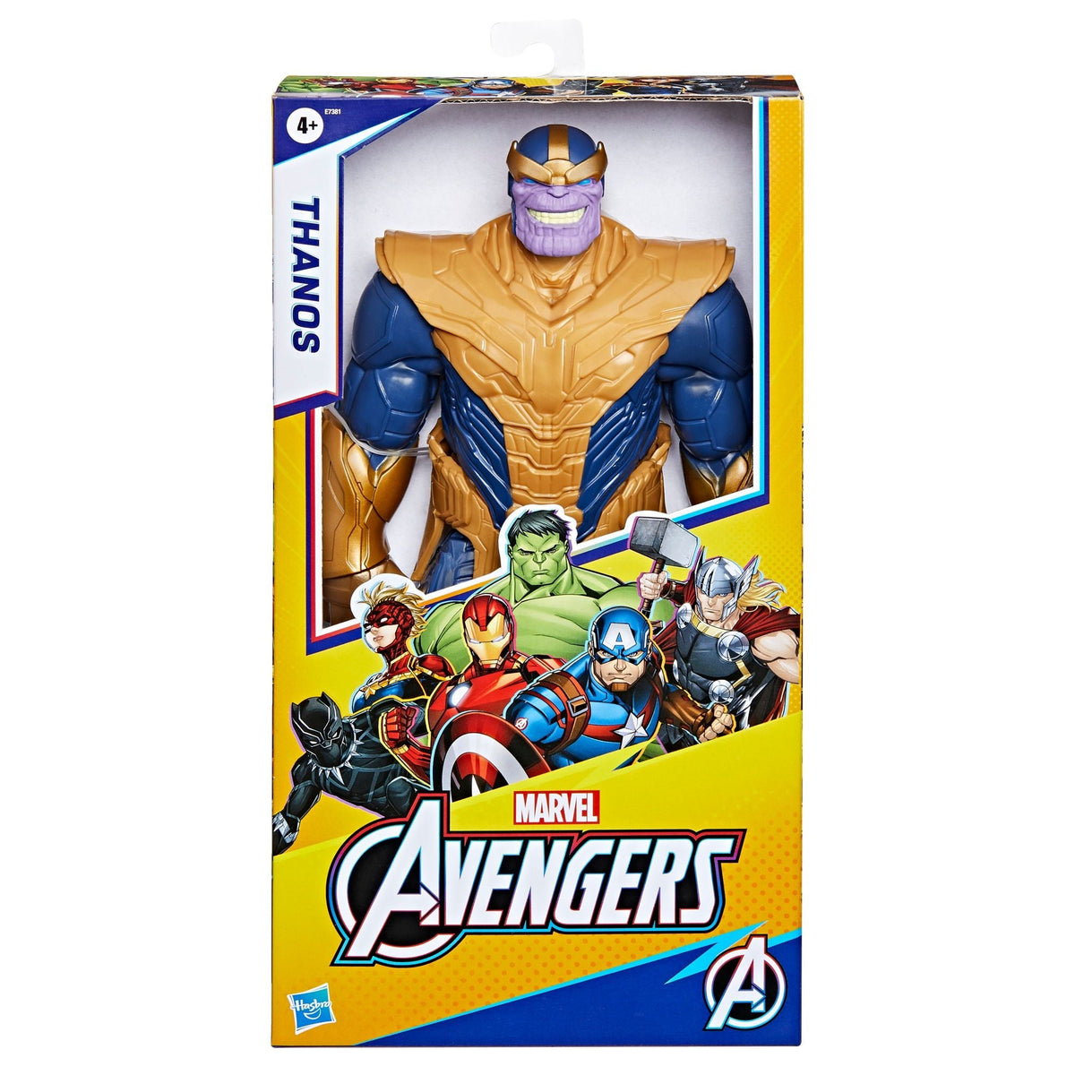 Titan Hero Series Blast Gear Deluxe Thanos Action Figure, 12-in Toy