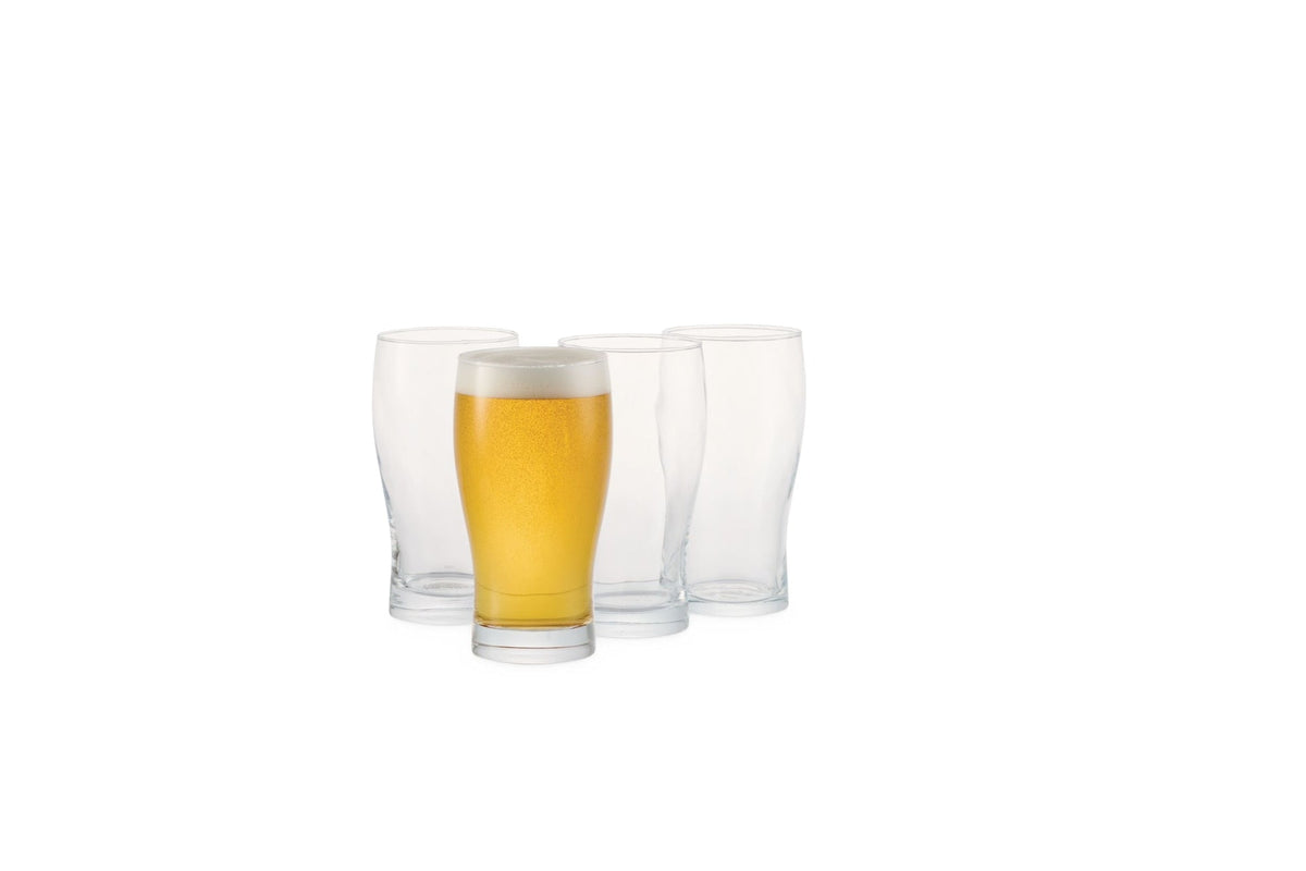 Beer Glasses Set, 540-mL, Lead-Free, 4-pc