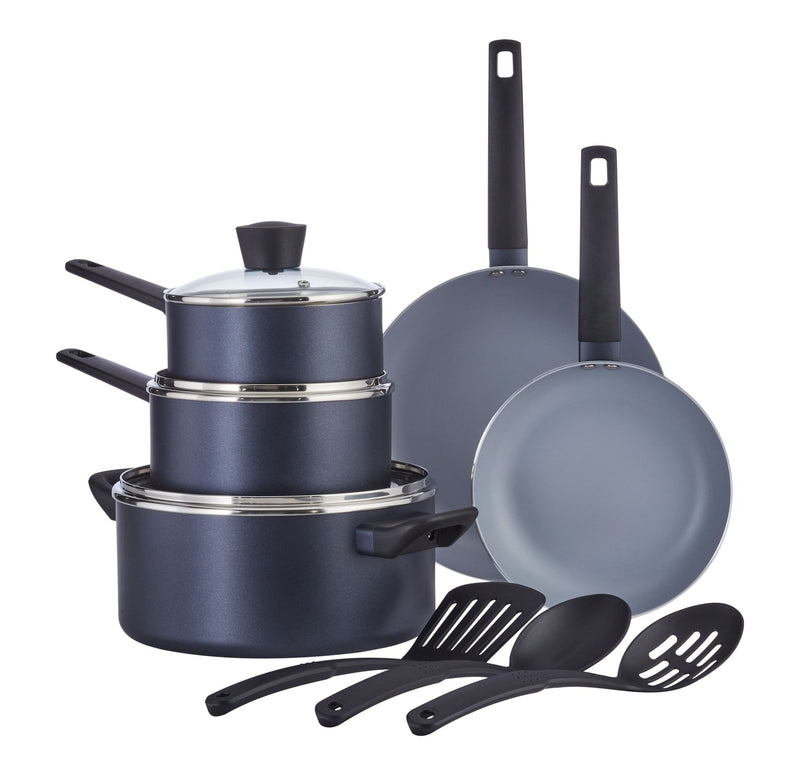 Blue/Grey Non-Stick Cookware Set, 11-pc H0
