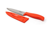 Stainless Steel Knife with Sheath, 6-in, Assorted Colours