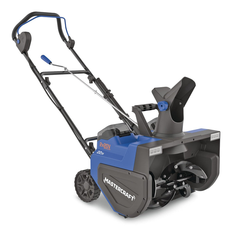 2 x 20V Cordless 22-in Single Stage Snowblower with 2 8.0Ah Batteries and Charger Z3