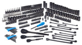 Socket Set, SAE/Metric, CRV, Black Steel Finish, 260-pc