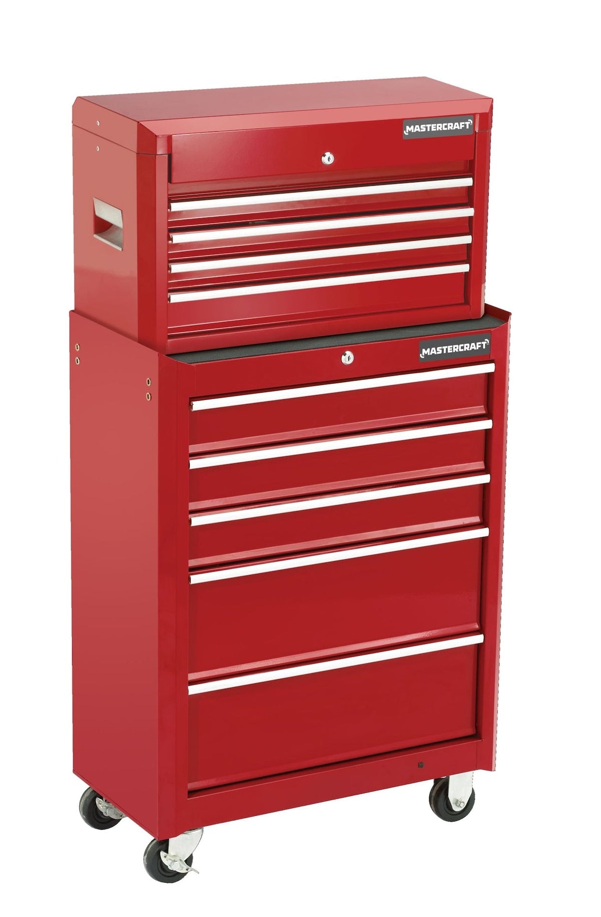 Tool Chest with 4 Drawers, Deep Red, 24-in