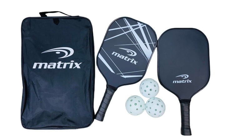 Recreational Official Size Pickleball Paddle/Racket & Ball Set, 5-pc G2