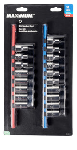 MAXIMUM 1/2-in Drive Hex Bit Socket Set, 18-pc