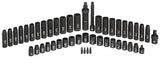 MAXIMUM 1/2-in Drive Professional Grade Impact Socket Set, 48-pc, CRMO
