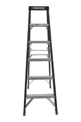 MAXIMUM Grade 1 Fiberglass Heavy-Duty Industrial Step Ladder, 250-lb, 6-ft