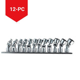 Maximum Universal Socket Set, 1/4-in, 12-pc